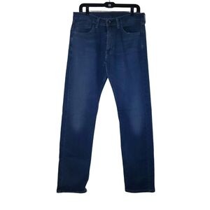 Levi's Men Dark Blue Straight Leg 505 Jeans